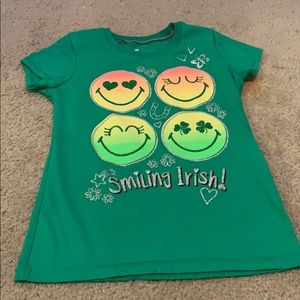 Green tee shirt